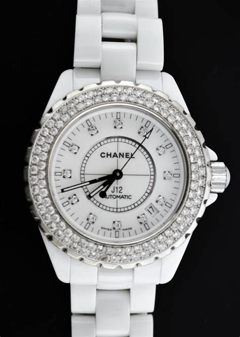 chanel ceramic watch j12 price|Chanel j12 diamond bezel.